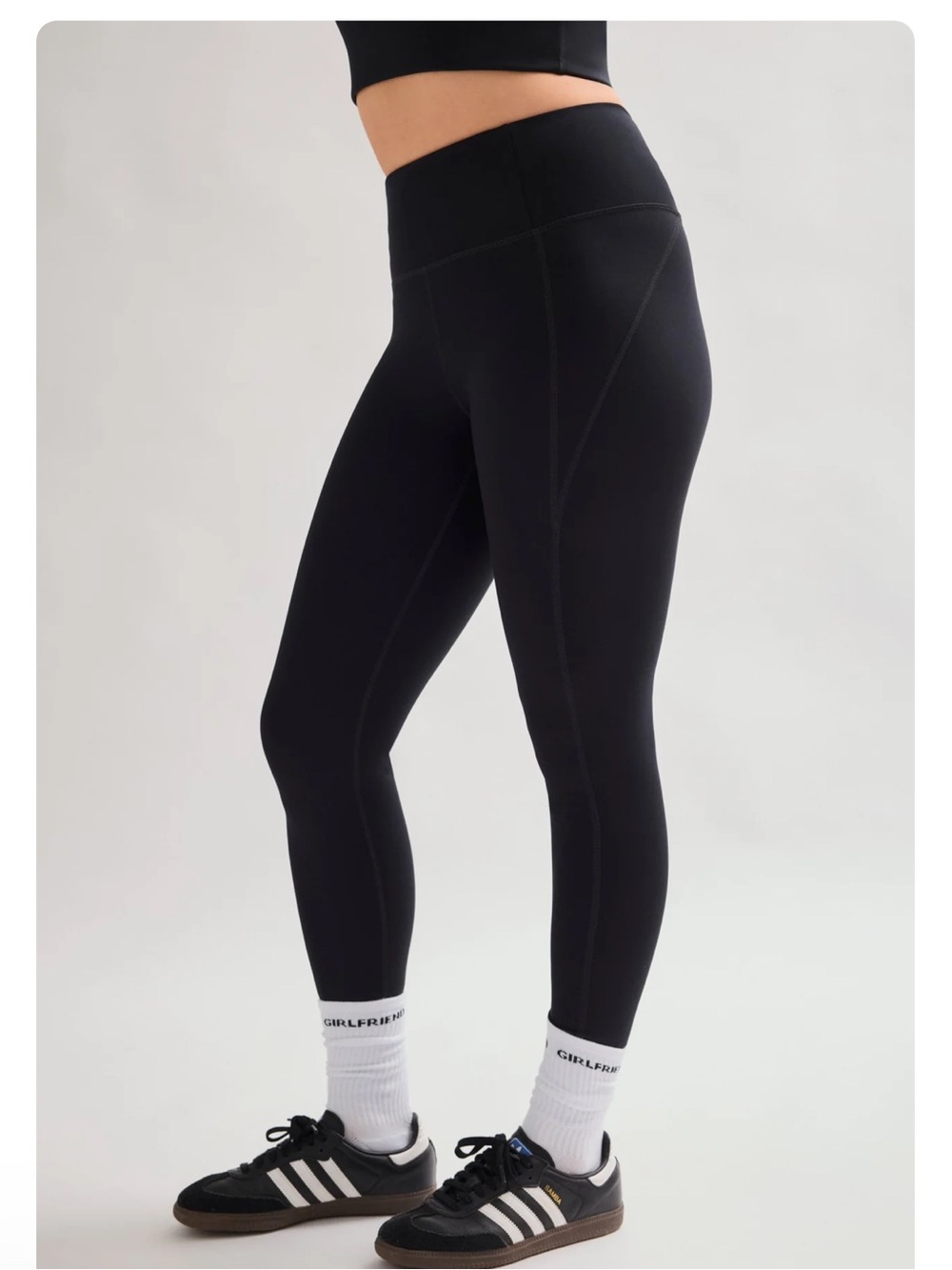 Girlfriend collective High-Waist Black compression Performance Leggings medium
